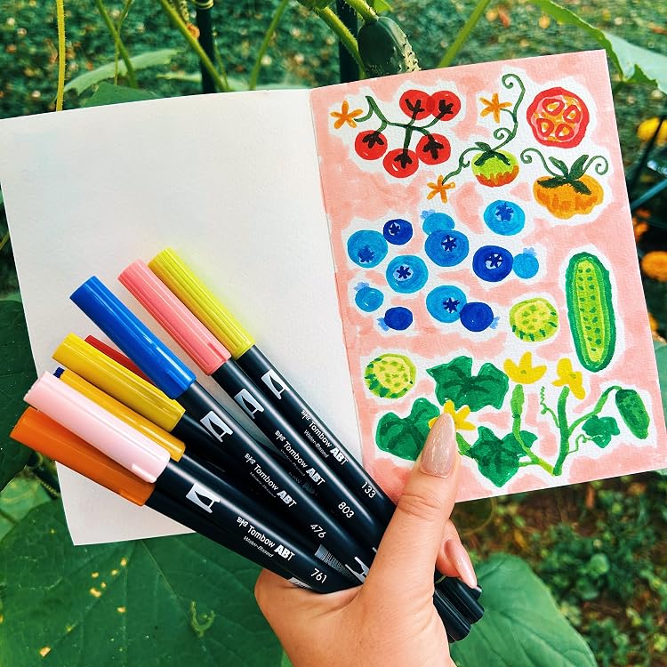 Paints and brushes